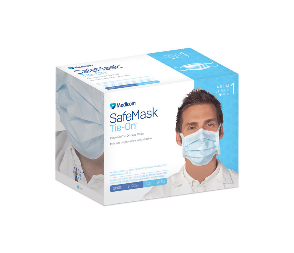 SafeMask® Surgical Tie-On Mask - Medicom