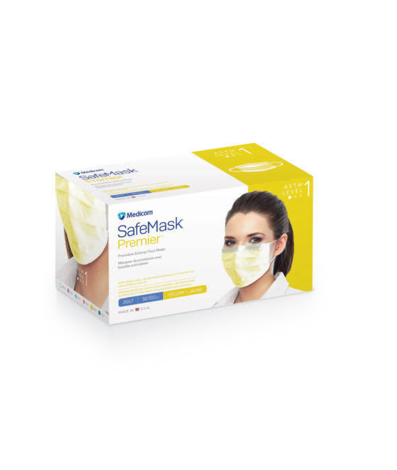 SafeMask® Premier™ Procedure Earloop Face Mask