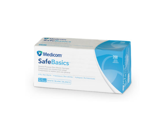 Medicom® SafeBasics® Non-Woven Sponges