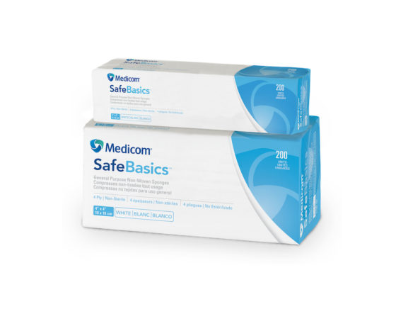 Medicom® SafeBasics® Non-Woven Sponges