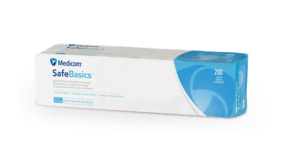 Medicom® SafeBasics® Non-Woven Sponges