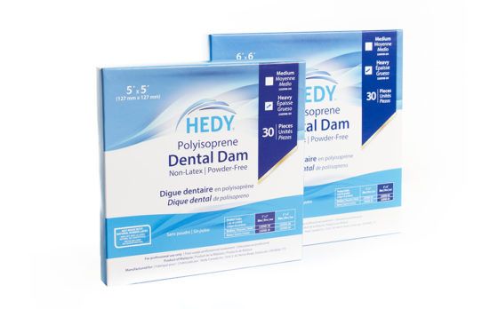 Hedy® Polyisoprene Dental Dams
