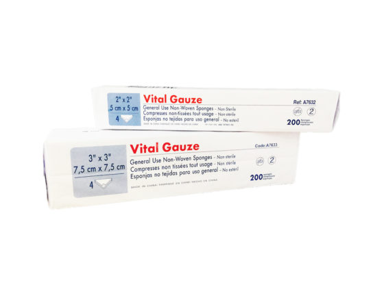 Ritmed® VitalGauze Compresses de gaze non tissée de qualité supérieure