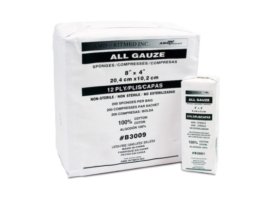 Ritmed® Compresses de gaze en coton