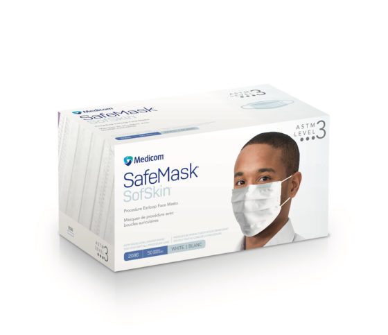 SafeMask® Masque SofSkin® avec boucles auriculaires