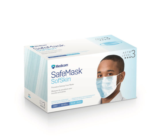 SafeMask® Masque SofSkin® avec boucles auriculaires