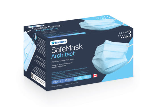 SafeMask® Architect™ Procedure Earloop Face Mask  ASTM Level 3