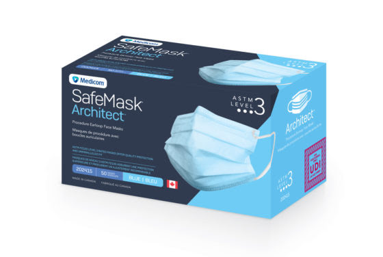 SafeMask® Architect™ Procedure Earloop Face Mask  ASTM Level 3