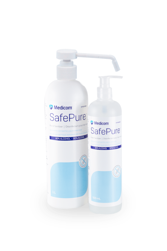 Medicom® SafePure® Désinfectant pour les mains en liquide 80% alcool