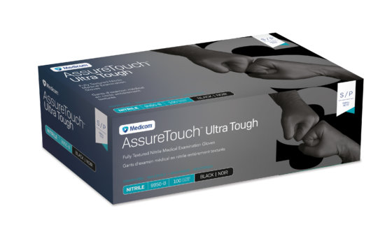 Medicom AssureTouch™ Ultra Tough™ Fully Textured Nitrile Medical Examination Gloves