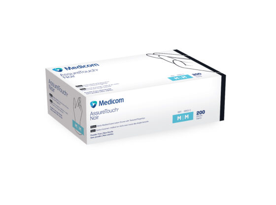 AssureTouch® Noir nitrile medical examination gloves